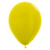 Sempertex Latexballon Metallic Gelb 12 inch 30 cm