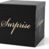 Surprise Box Schwarz 50x50 mit Schleifen