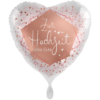 Folienballon Herz Zur Hochzeit alles Gute 71 cm