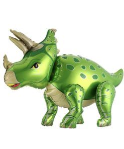 Folienballon 3 D Dinosaurier Triceratops Grün